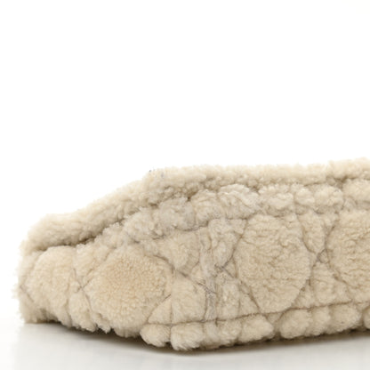 Christian Dior Shearling Cannage Medium Caro Bag Natural 8 of 9