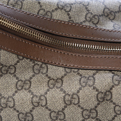 Gucci GG Supreme Monogram Margaux Calfskin Medium Nice Hobo Beige Ebony Acero 14 of 14