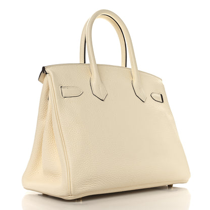 Hermes Taurillon Clemence Birkin 30 Nata 3 of 14