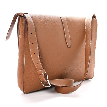 Hermes Togo Steve Light Messenger Gold 3 of 10