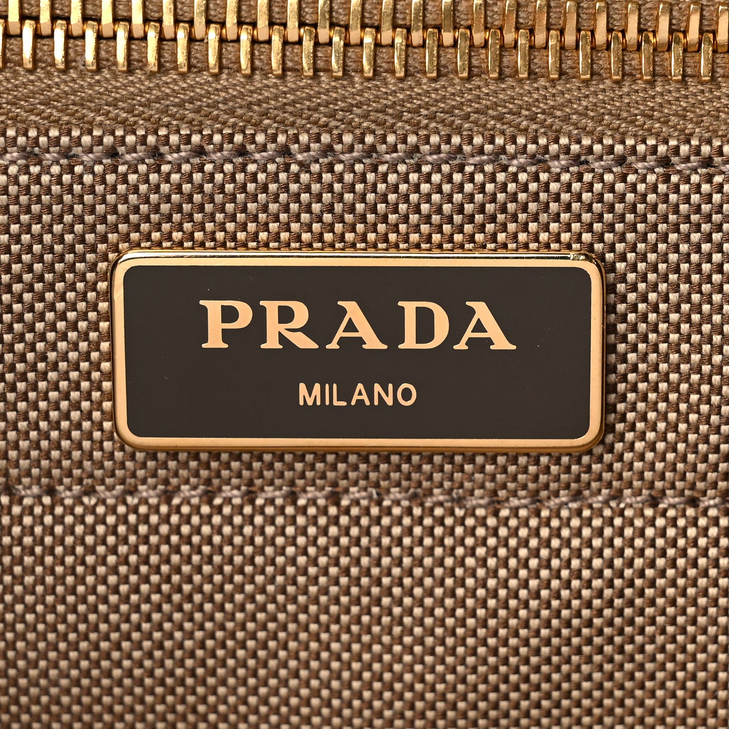 Jacquard Logo Rucksack Backpack Corda Bruciato