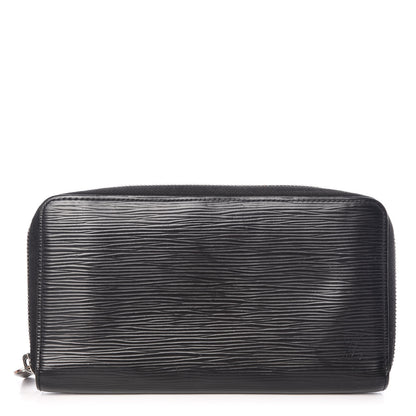 Louis Vuitton Epi Zippy Organizer Wallet Black 1 of 12