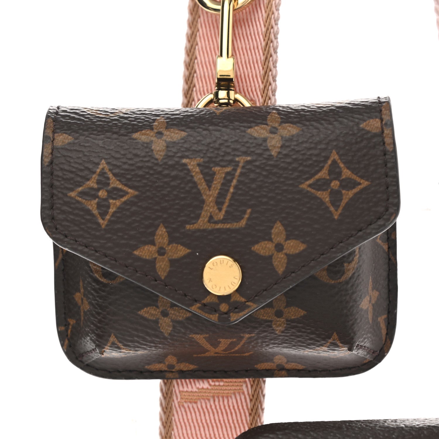 Louis Vuitton Monogram Bumper On Strap iPhone 13 Shoulder Strap Creme Pink 6 of 7