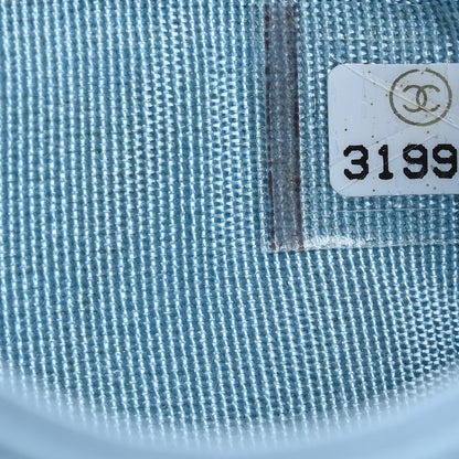 Chanel Lambskin Quilted Chanel 19 Card Holder Light Blue 8 of 9