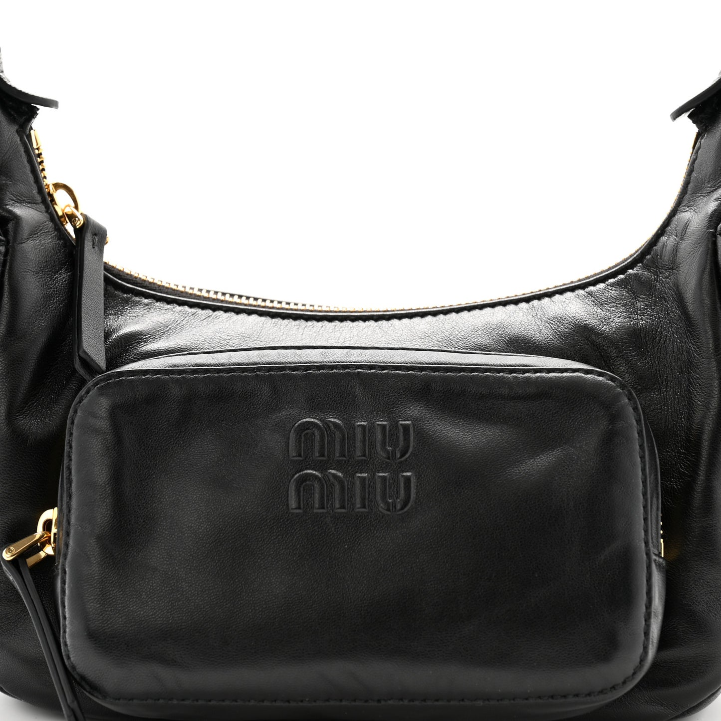 Nappa Multi Pocket Hobo Black