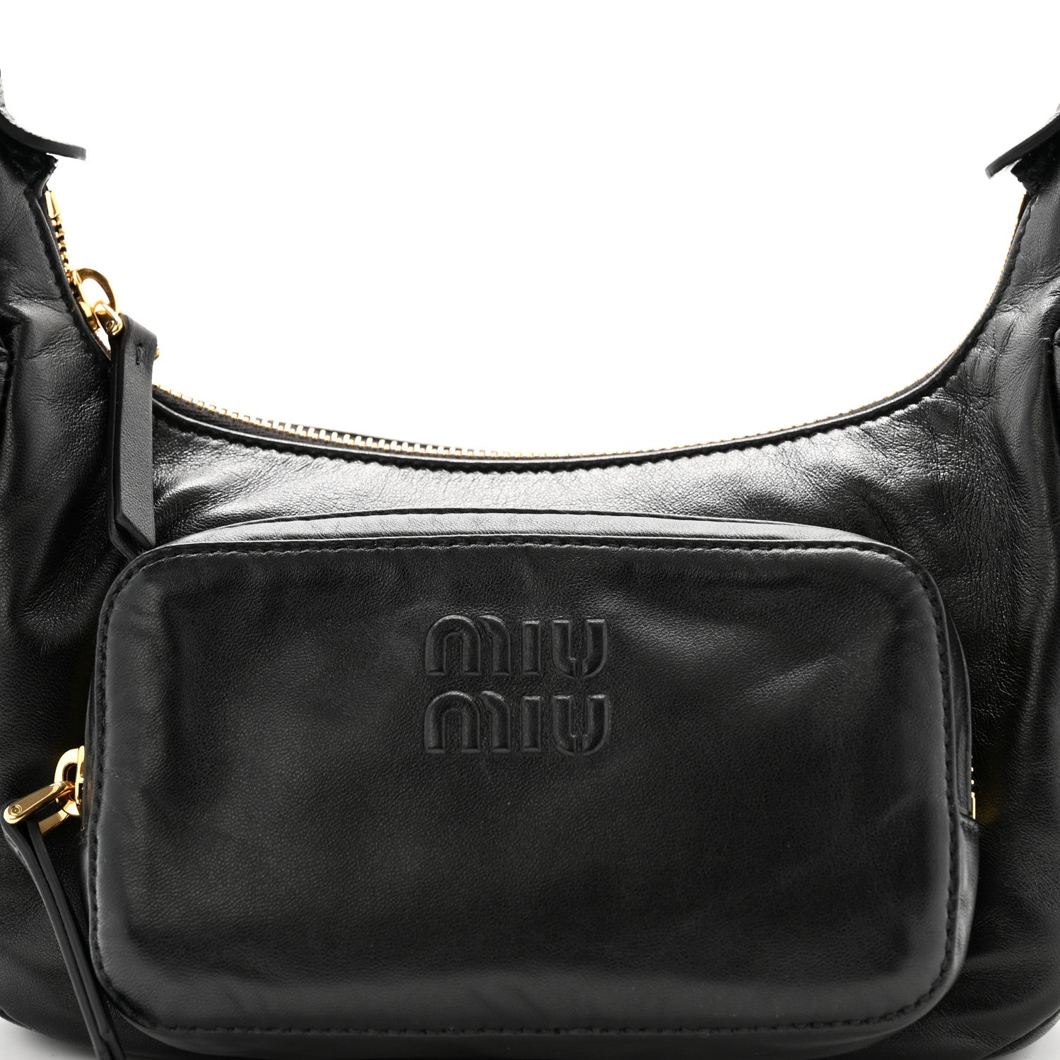 Miu Miu Nappa Multi Pocket Hobo Black 7 of 9