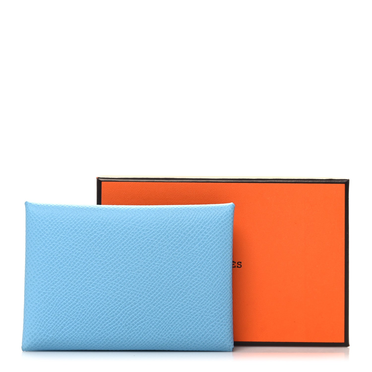 Hermes Epsom Calvi Duo Card Case Celeste 10 of 10