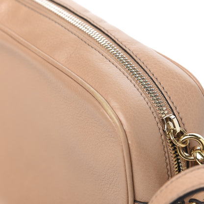 Gucci Pebbled Calfskin Small Soho Disco Bag Camelia 11 of 13