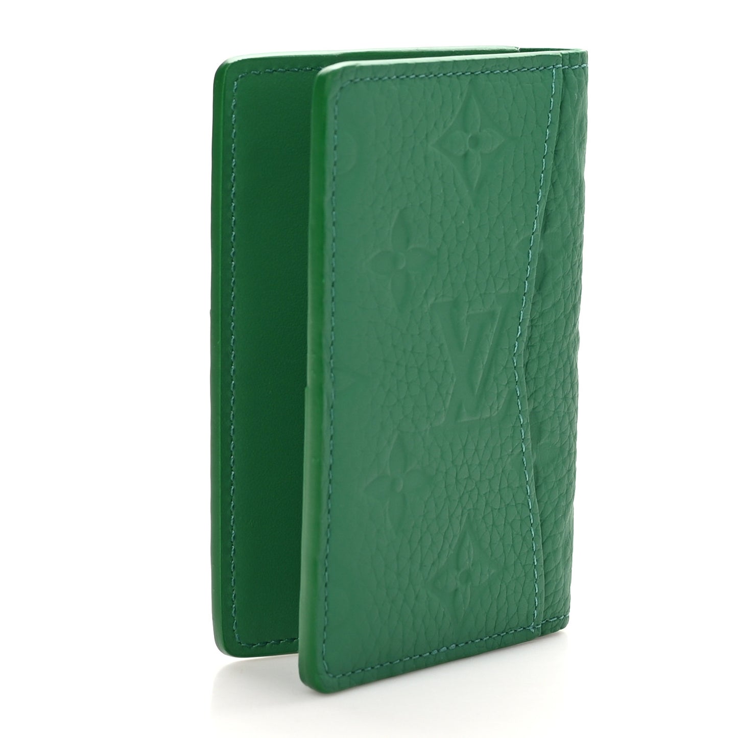 Taurillon Monogram Pocket Organizer Green