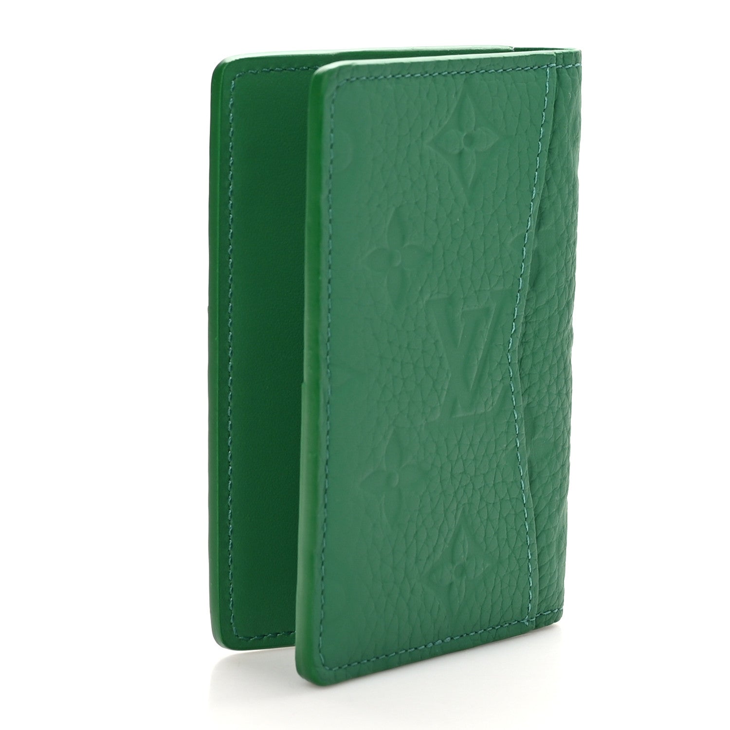 Louis Vuitton Taurillon Monogram Pocket Organizer Green 3 of 6