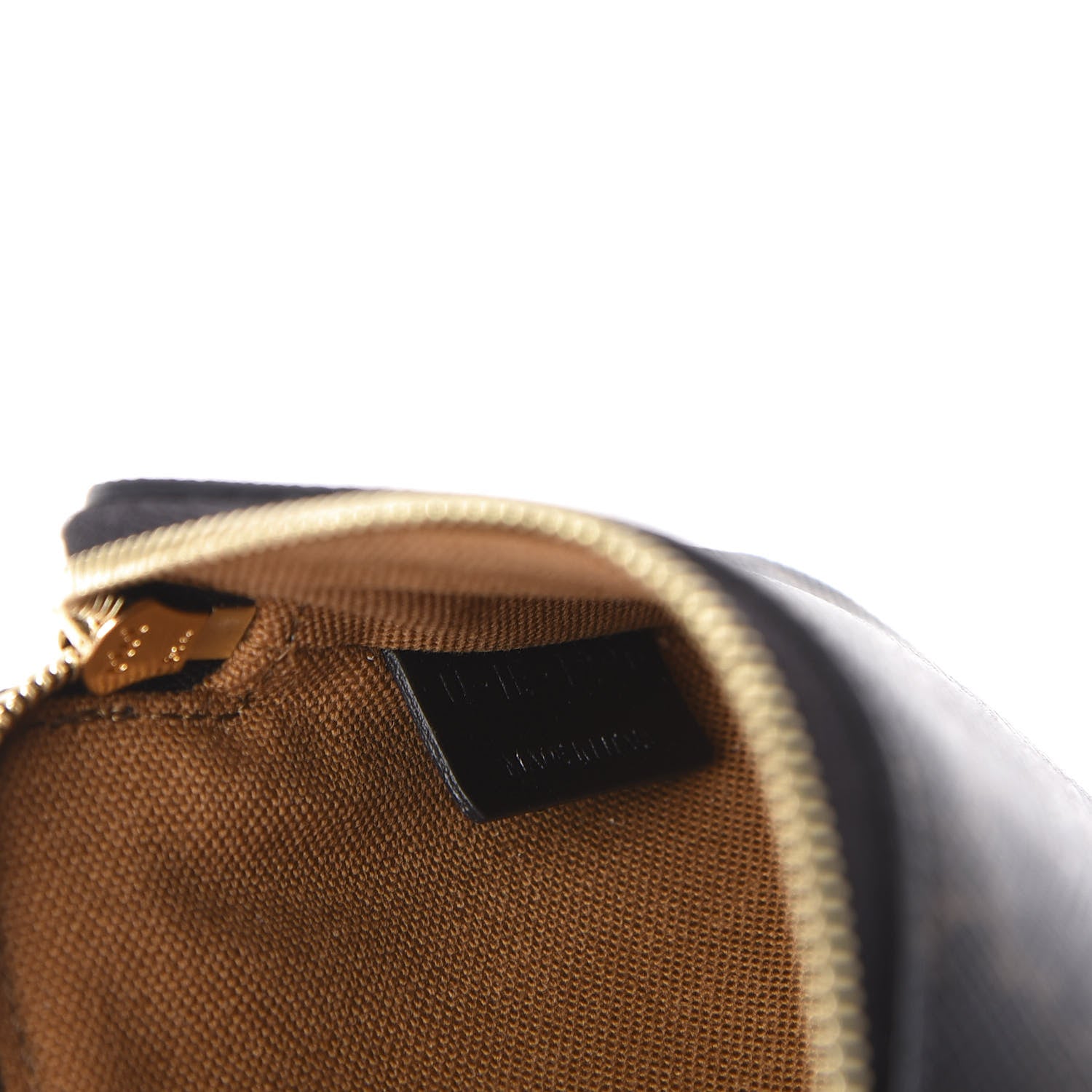 Celine Triomphe Canvas Coin and Card Pouch With Hook Black 6 of 7