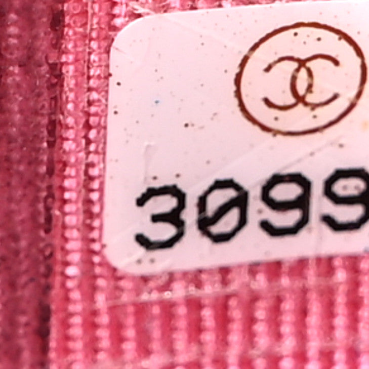 Chanel Caviar Quilted Phone Holder With Chain Pink 9 of 11