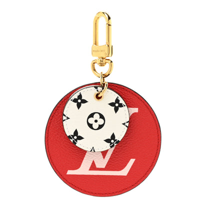 Louis Vuitton Monogram Giant Bag Charm Key Holder Rouge 1 of 4