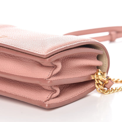 MCM Grained Calfskin Mini Karo Crossbody Bag Pink 10 of 10