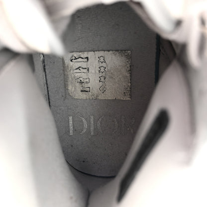 Christian Dior X NIKE AIR JORDAN Calfskin Mens Oblique High Sneakers 44 Beige White 6 of 13