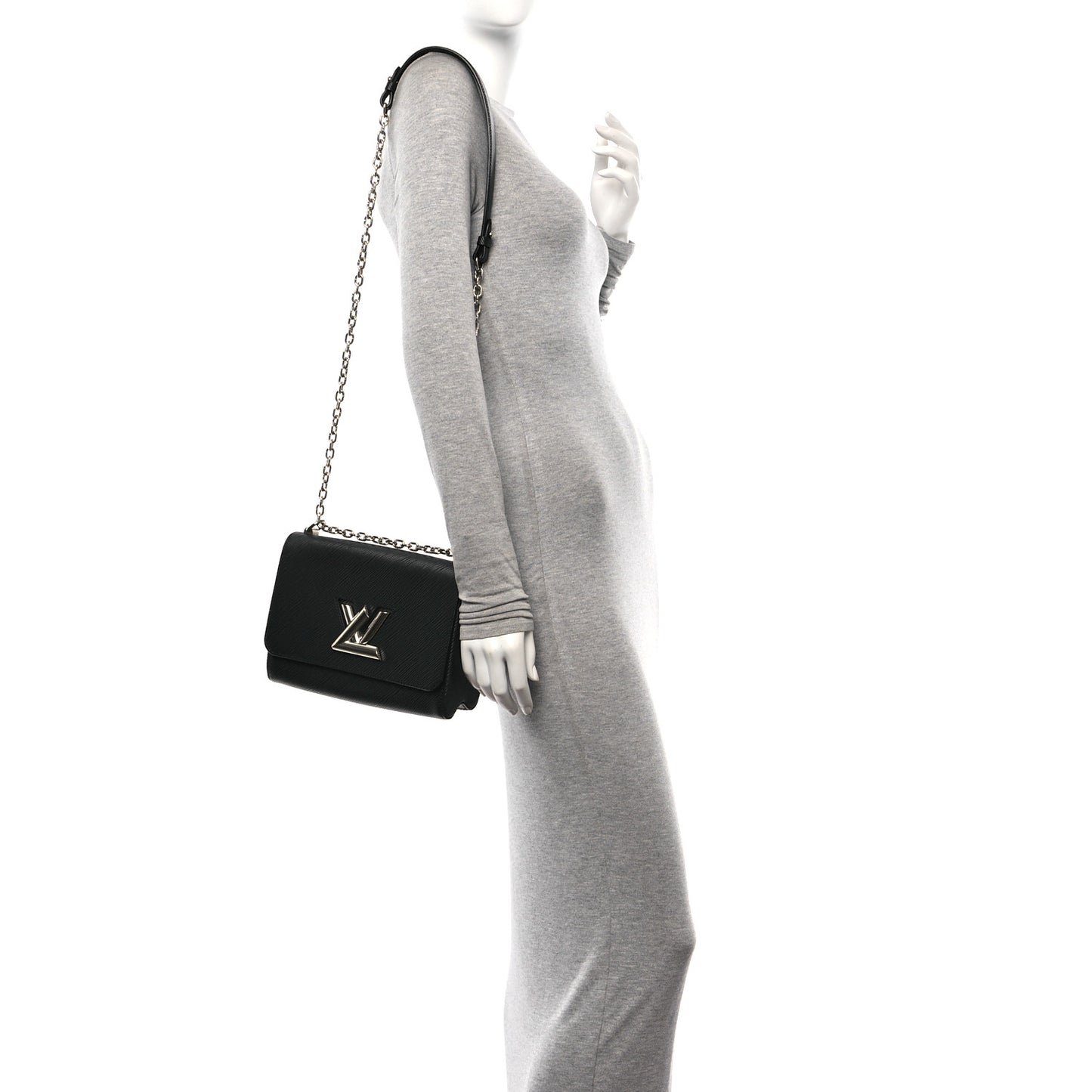 Epi Twist Shoulder Bag MM Black