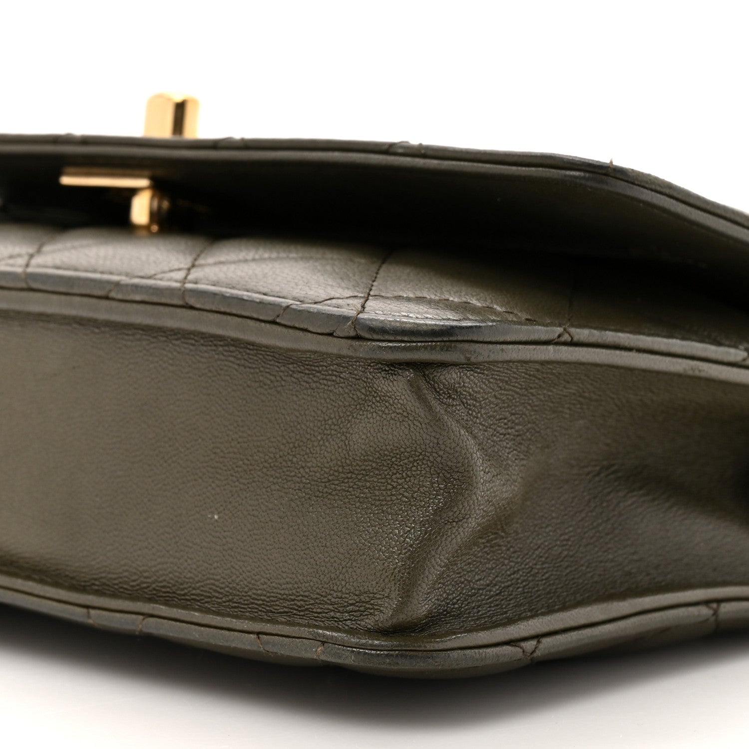 Chanel Lambskin Quilted Trendy CC Wallet On Chain WOC Green 10 of 17