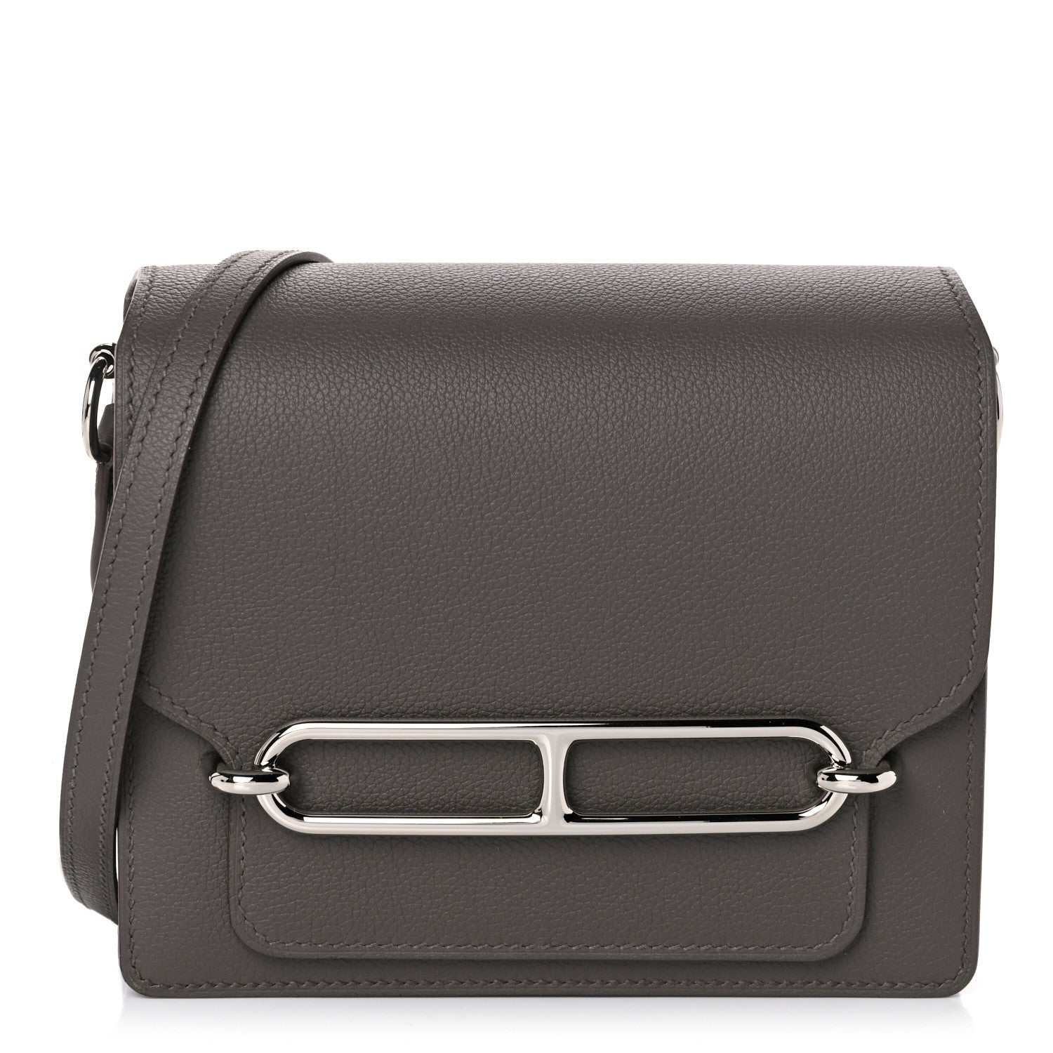 Hermes Evercolor Mini Sac Roulis Etain 1 of 9