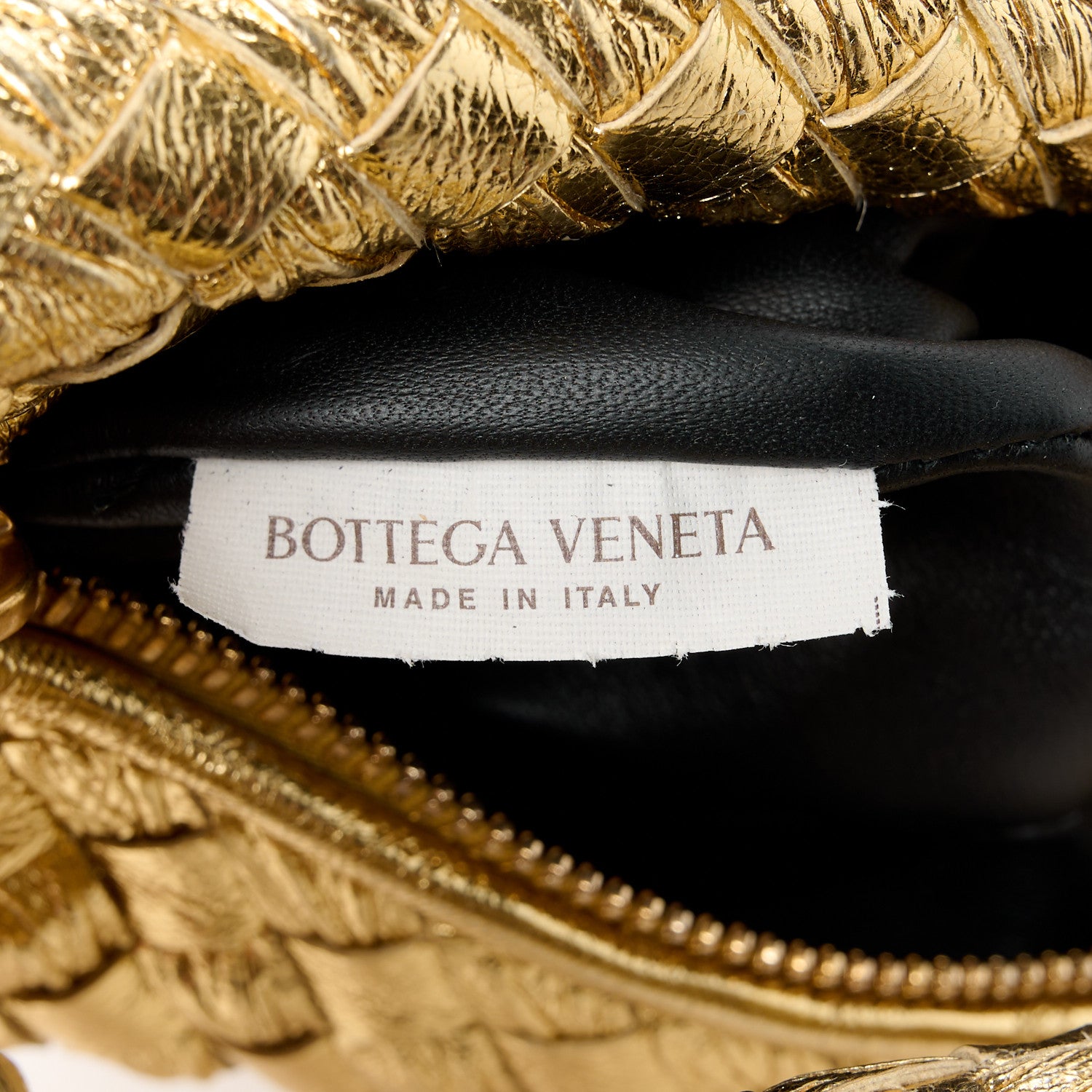 Bottega Veneta Metallic Nappa Intrecciato Mini Jodie Gold 8 of 11