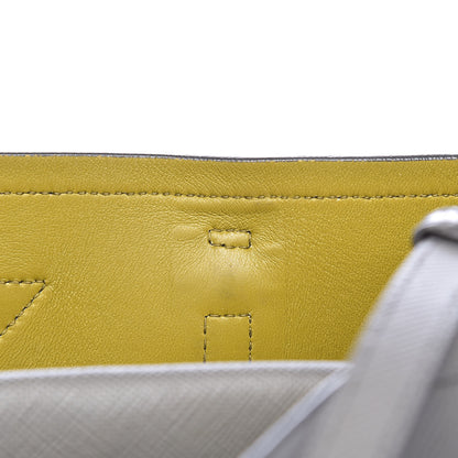 Prada Saffiano Cuir Medium Double Handle Tote Marmo Salvia 14 of 20