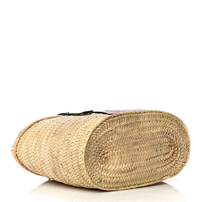 Loewe Raffia Basket Tote Bag Natural Tan 4 of 15