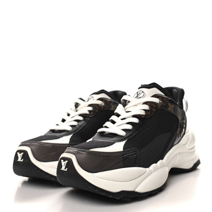 Louis Vuitton Monogram Calfskin Run 55 Sneakers 40 Black 3 of 9