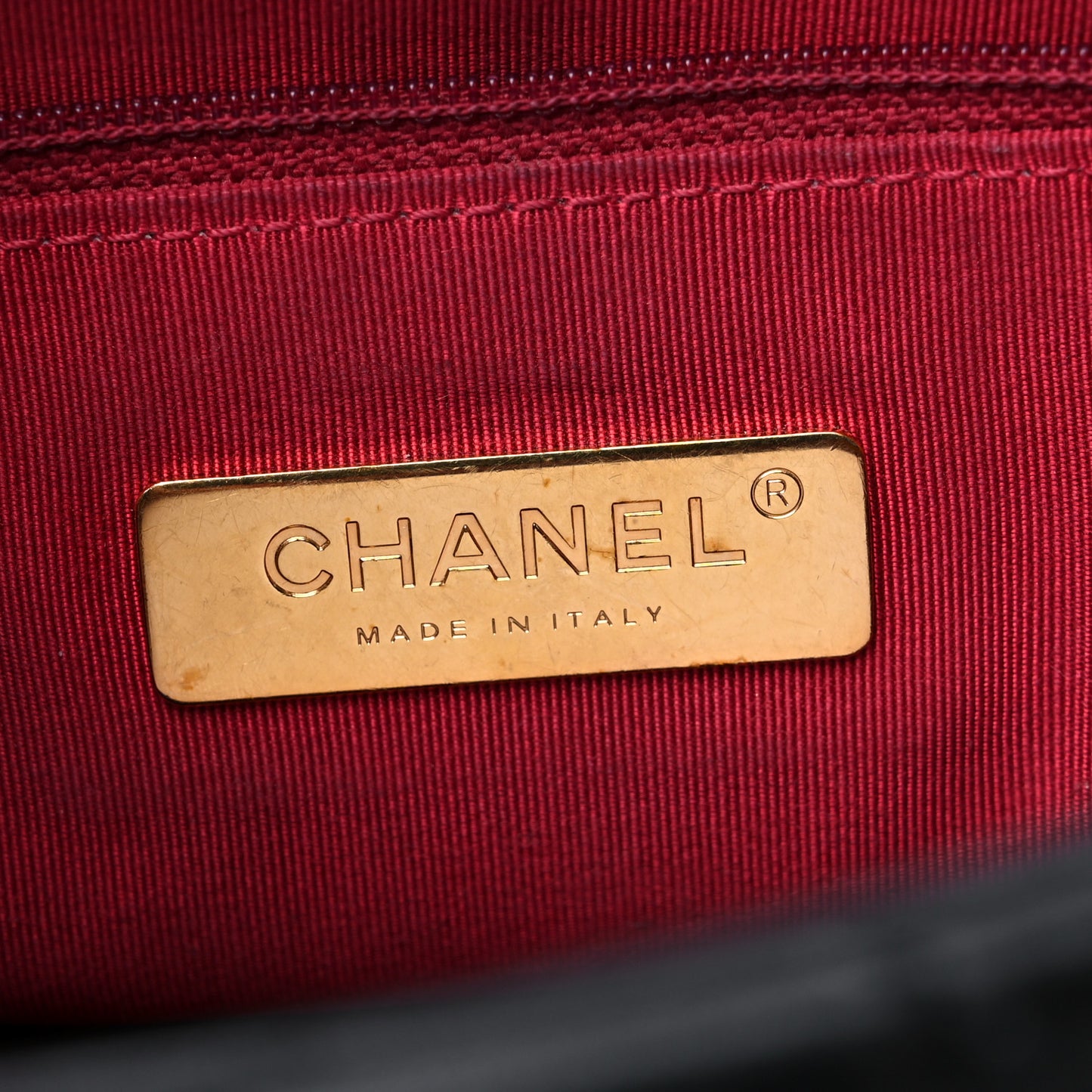 Lambskin Quilted Medium Chanel 19 Flap Black