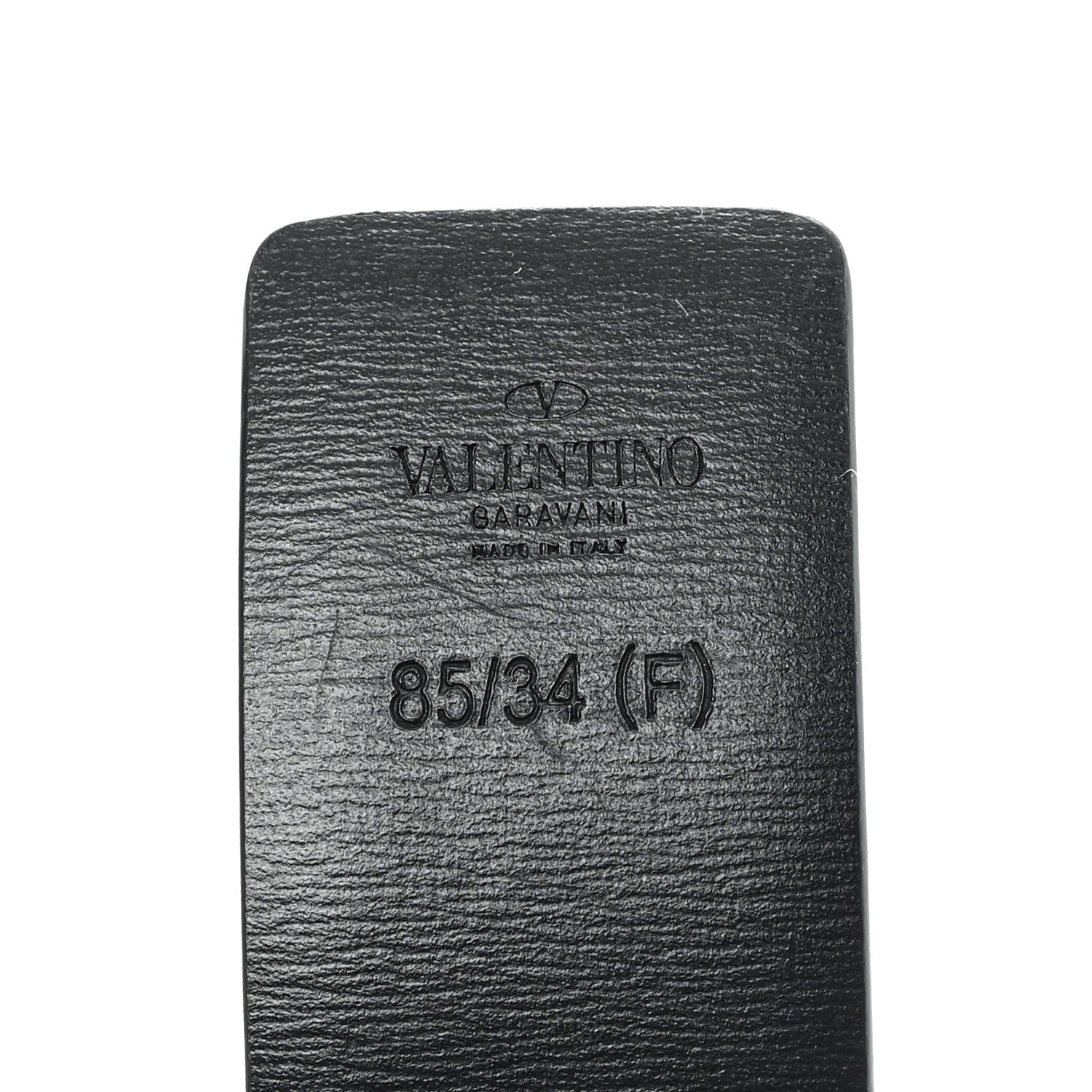 Valentino Garavani Glossy Calfskin VLogo Reversible 30mm Belt 85 34 Saddle Brown Black 3 of 6