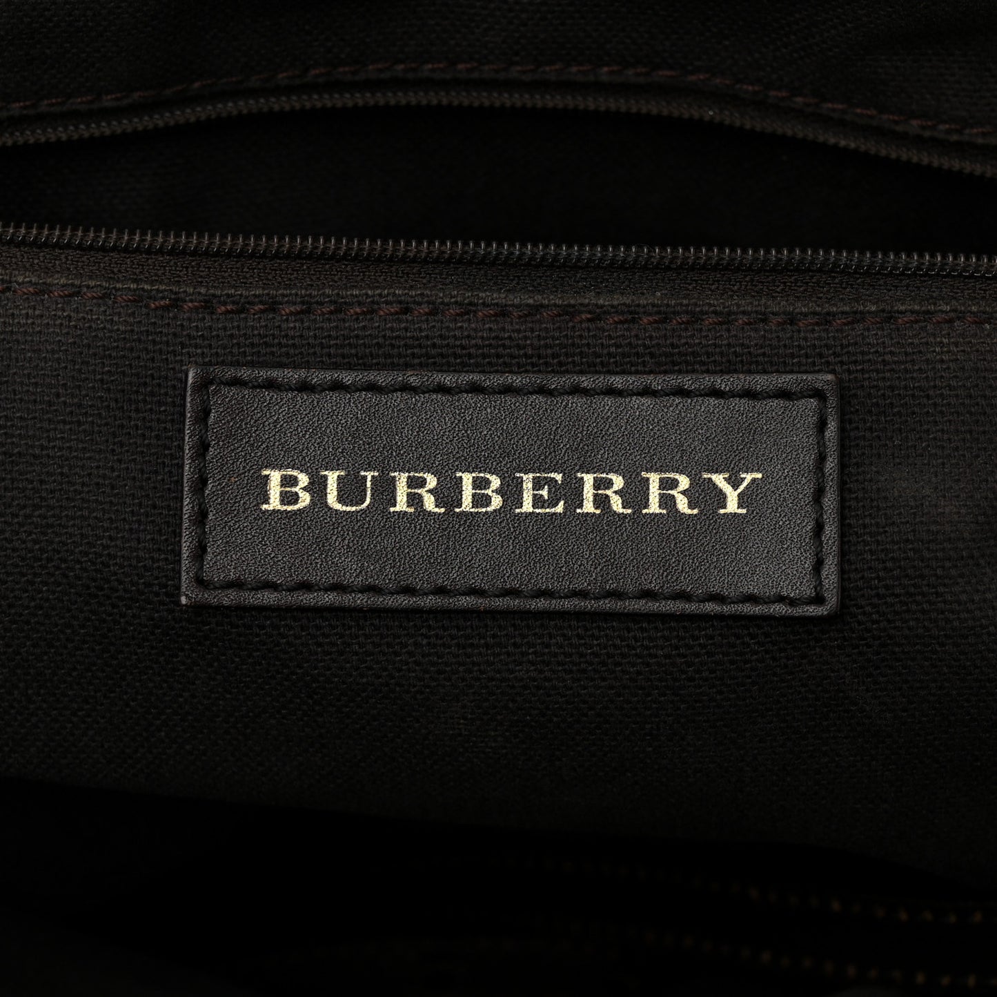 Haymarket Check Small Orchard Bowling Bag Chocolate