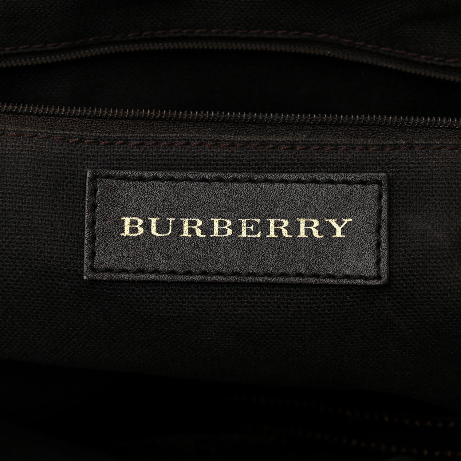 Burberry Haymarket Check Small Orchard Bowling Bag Chocolate 6 of 16