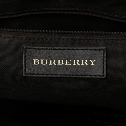 Burberry Haymarket Check Small Orchard Bowling Bag Chocolate 6 of 16