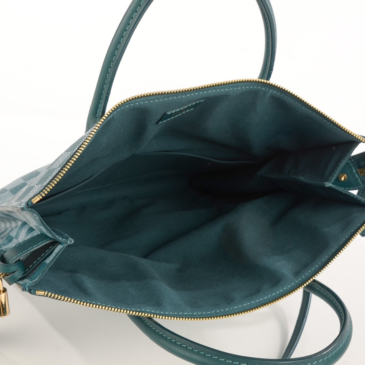Damier Couleur Mobil Bag Cyan