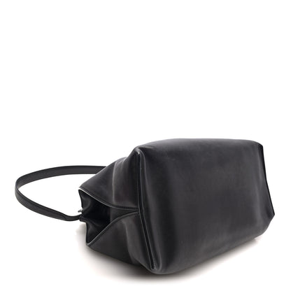 The Row Saddle Calfskin Sienna Shoulder Bag Black 4 of 9