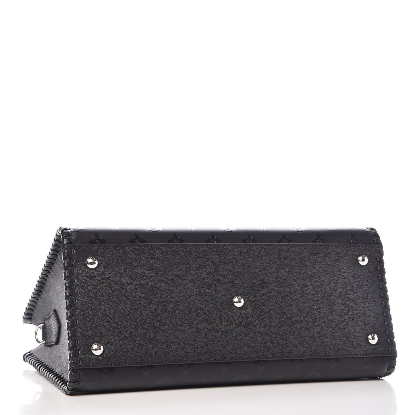 Monogram Cuir Plume Very Zipped Tote Black