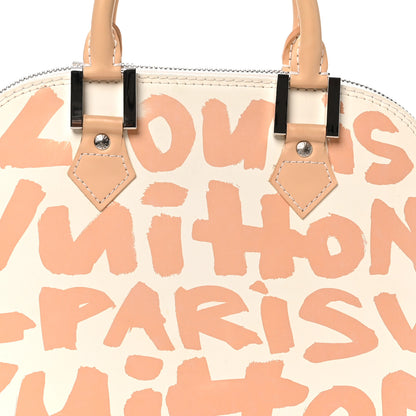 Louis Vuitton Graffiti Alma MM Peach 7 of 9