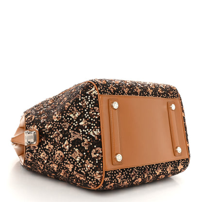 Louis Vuitton Sequin Monogram Sunshine Express North South Gold 4 of 9