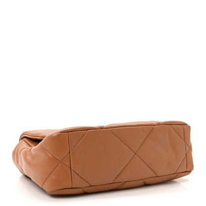 Chanel Lambskin Quilted Medium Chanel 19 Flap Brown 4 of 10