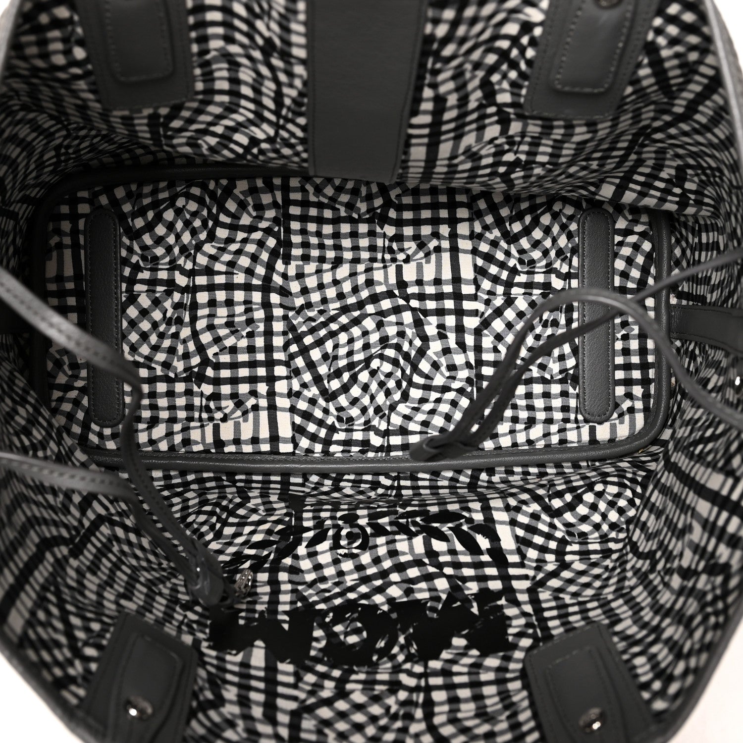 MCM Visetos Medium Liz Reversible Shopper Tote Phantom Grey 5 of 20