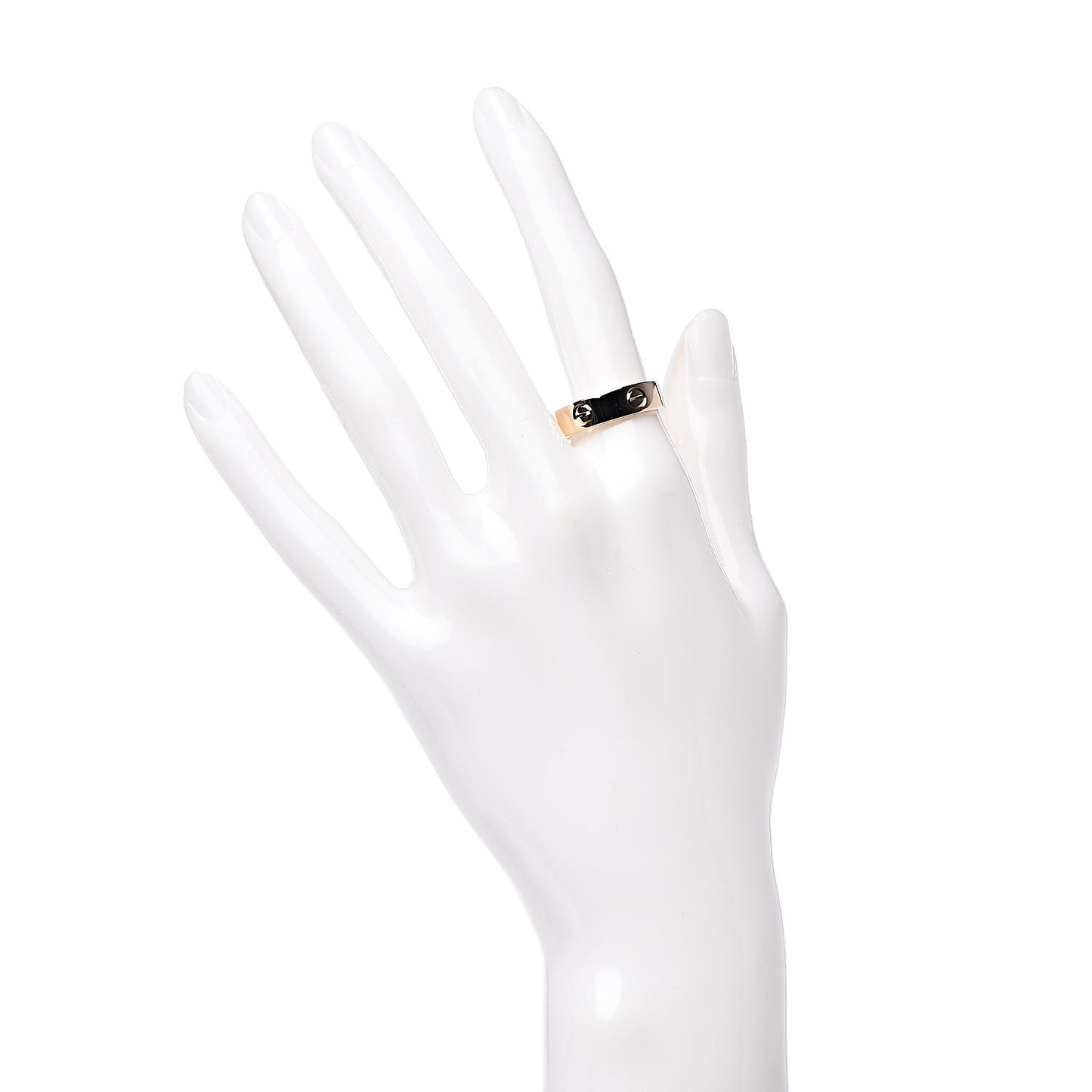 18K Yellow Gold 5.5mm LOVE Ring 55 7.25