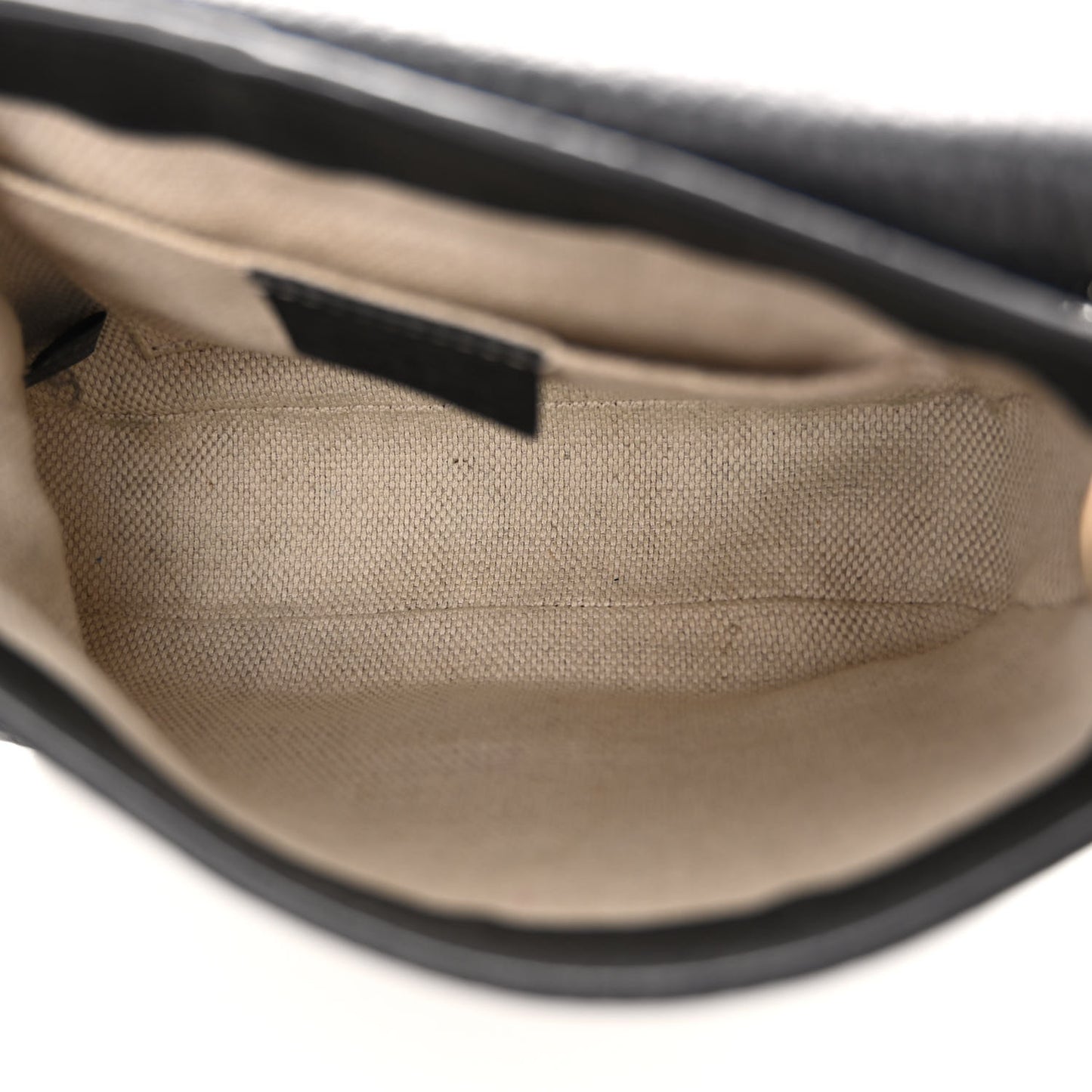 Pebbled Calfskin Small Soho Flap Crossbody Black