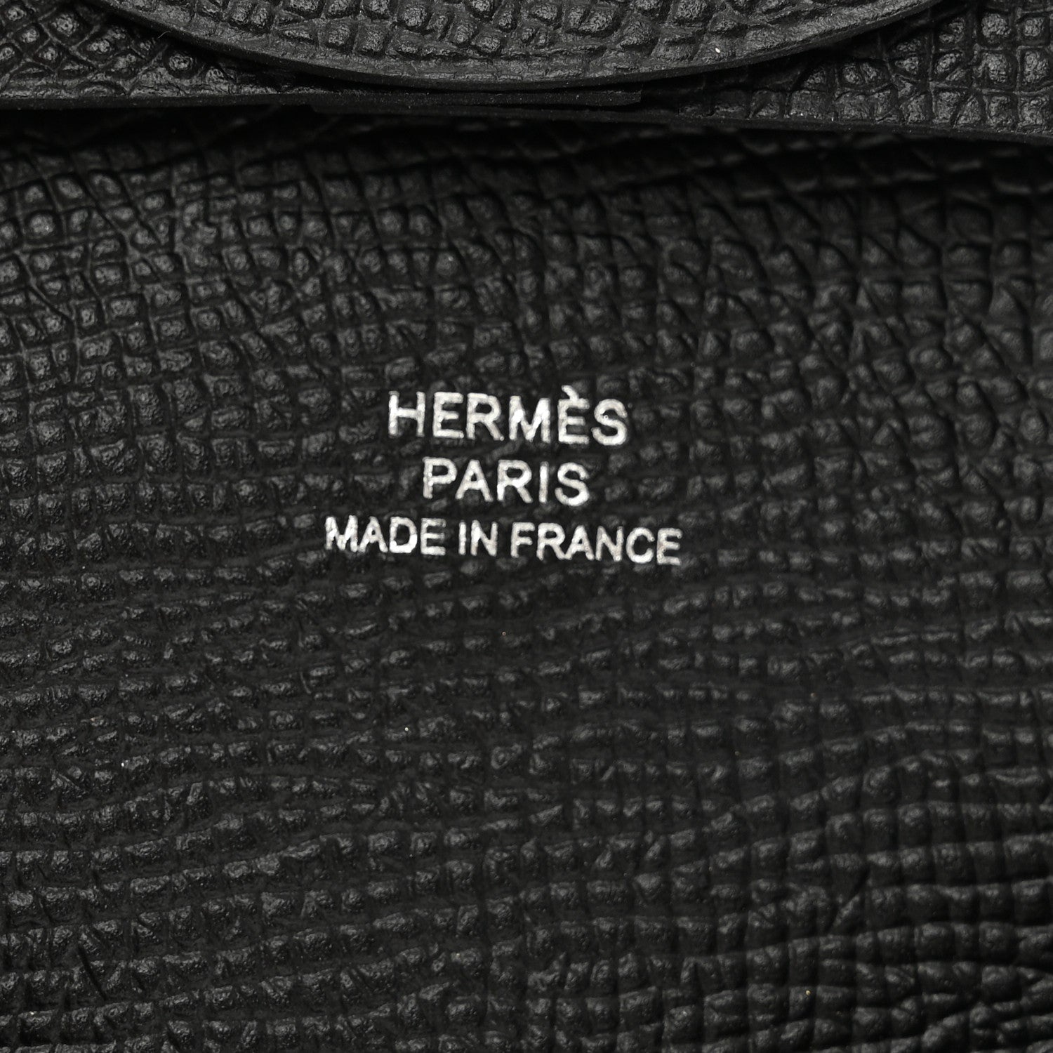Hermes Epsom Bastia Coin Purse Black 6 of 7