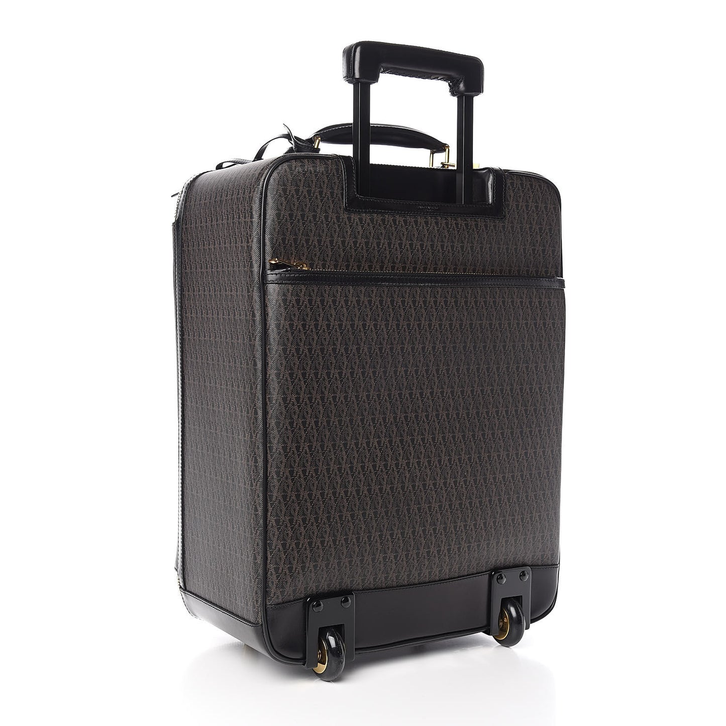 Toile Classic Monogram Travel Trolley Suitcase Black