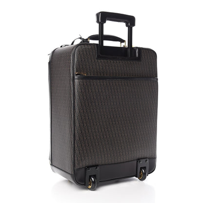Saint Laurent Toile Classic Monogram Travel Trolley Suitcase Black 3 of 9