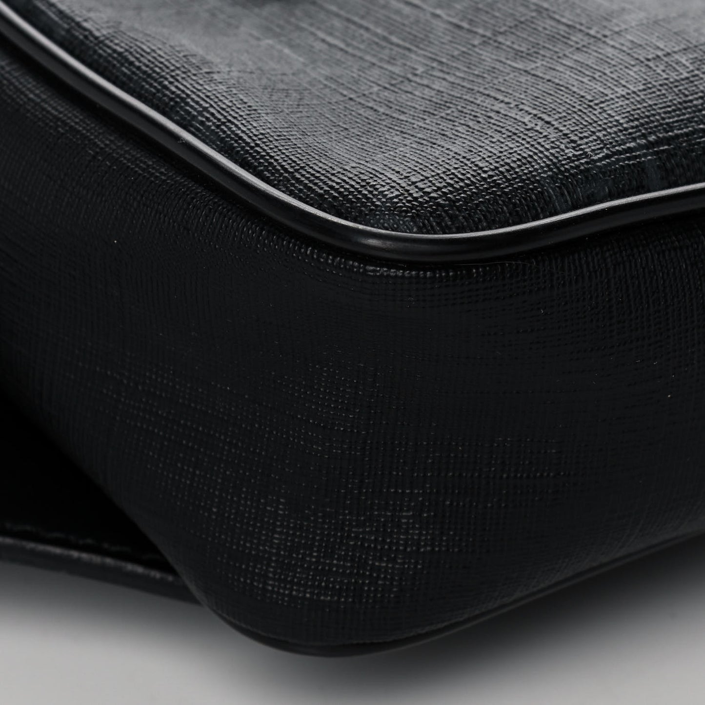 Soft GG Supreme Monogram Web Belt Bag Black Grey