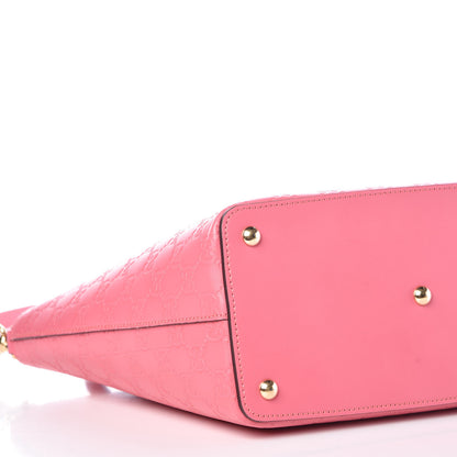Gucci Guccissima Small Zippered Bucket Tote Flush 9 of 11