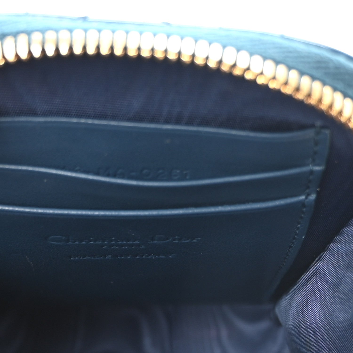 Christian Dior Patent Cannage Lady Dior Phone Holder Dior Blue 5 of 9