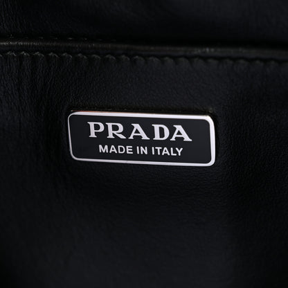 Prada Spazzolato Cleo Shoulder Bag Black 6 of 11