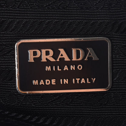 Prada Tessuto Nylon Shoulder Bag Black 7 of 8