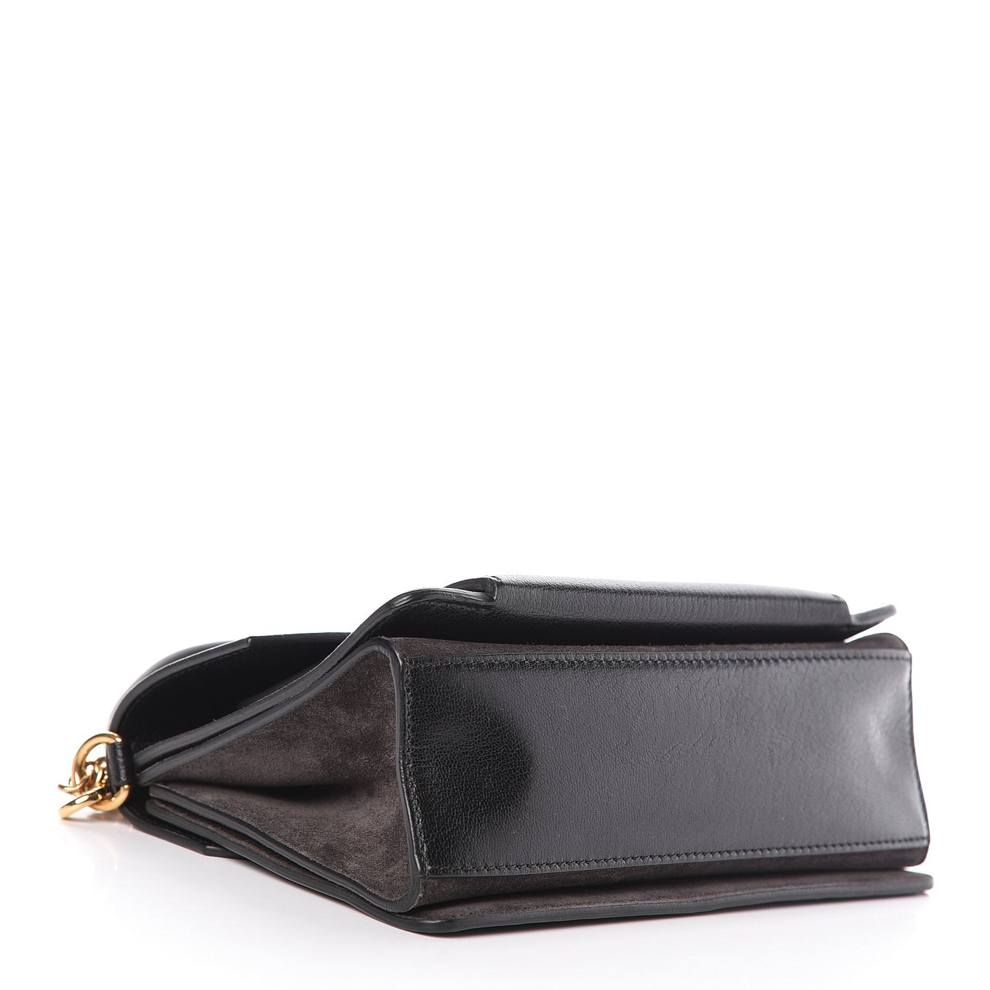 Goatskin Suede Small GV3 Shoulder Bag Black