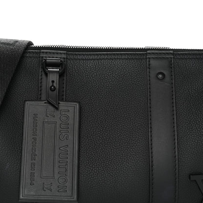 Louis Vuitton Grained Calfskin Aerogram City Keepall Black 7 of 10